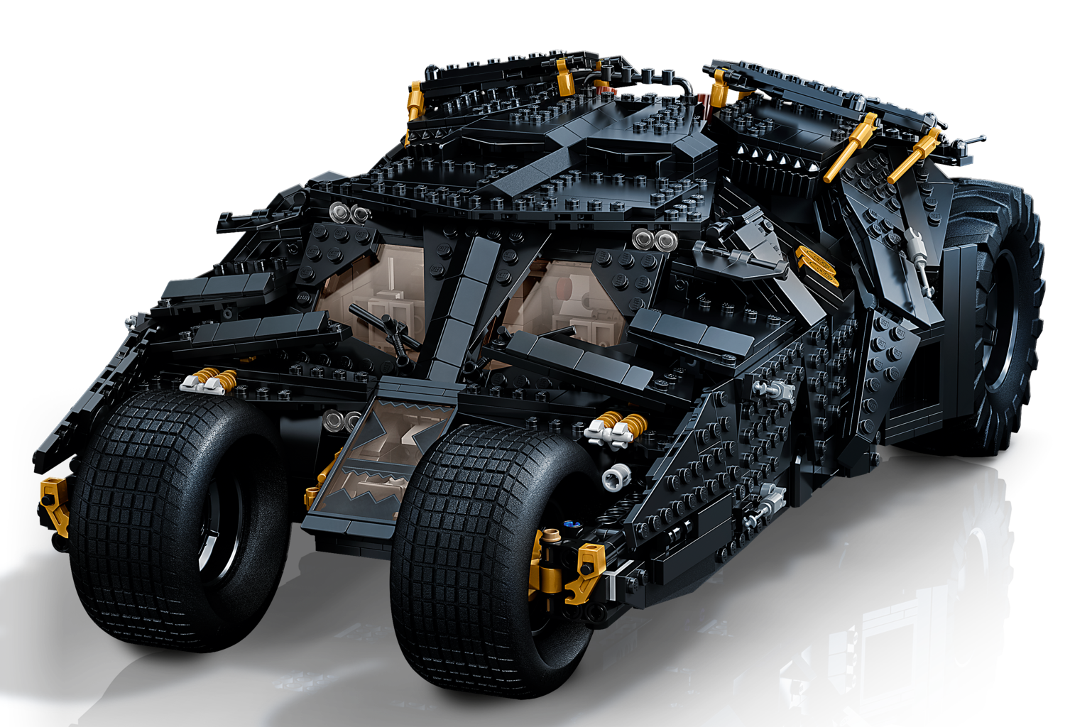 2068PCS Batmobile Tumbler Compatible 76240 70169