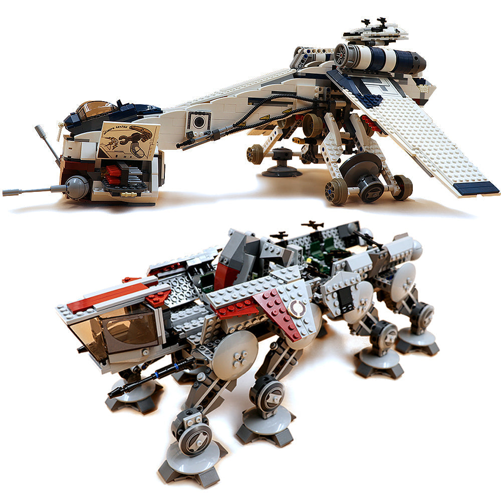 1808 pcs 19014 Republic Dropship with AT-OT Walker LP05053 LG10195