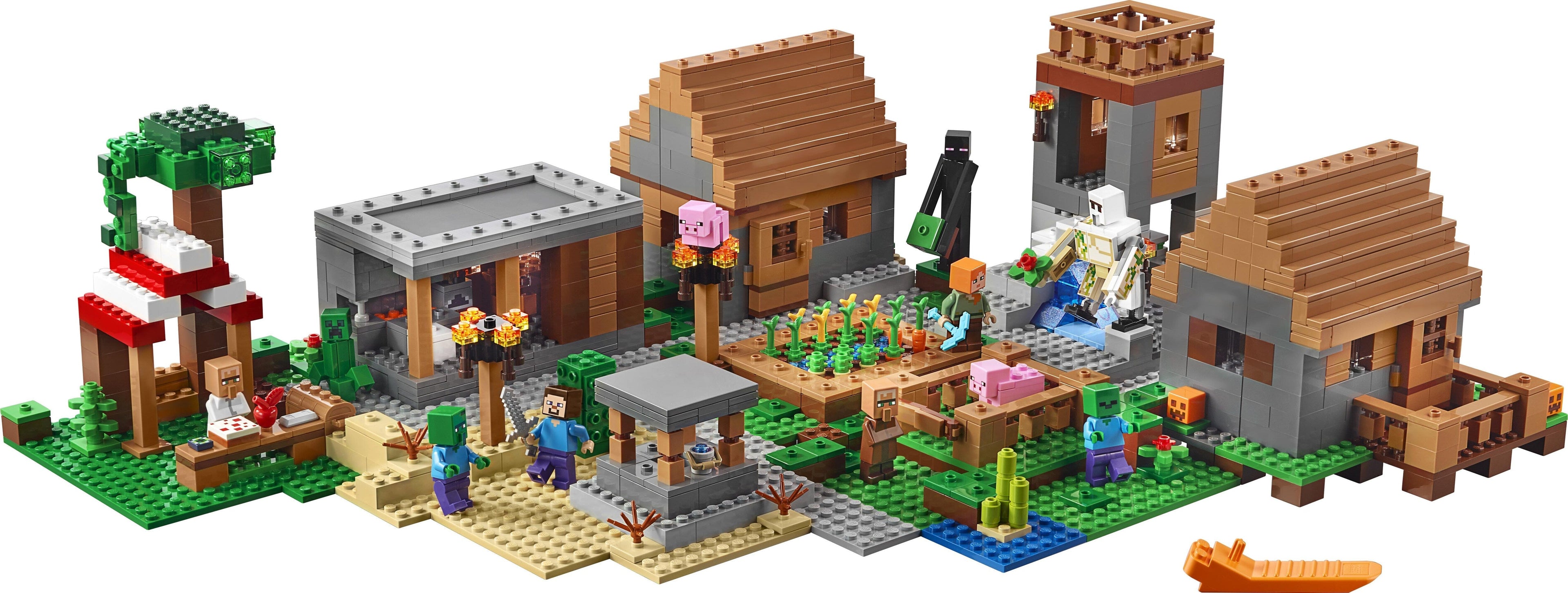 1600pcs Bela 10531 Minecraft The Village - Building Blocks Toys Set
