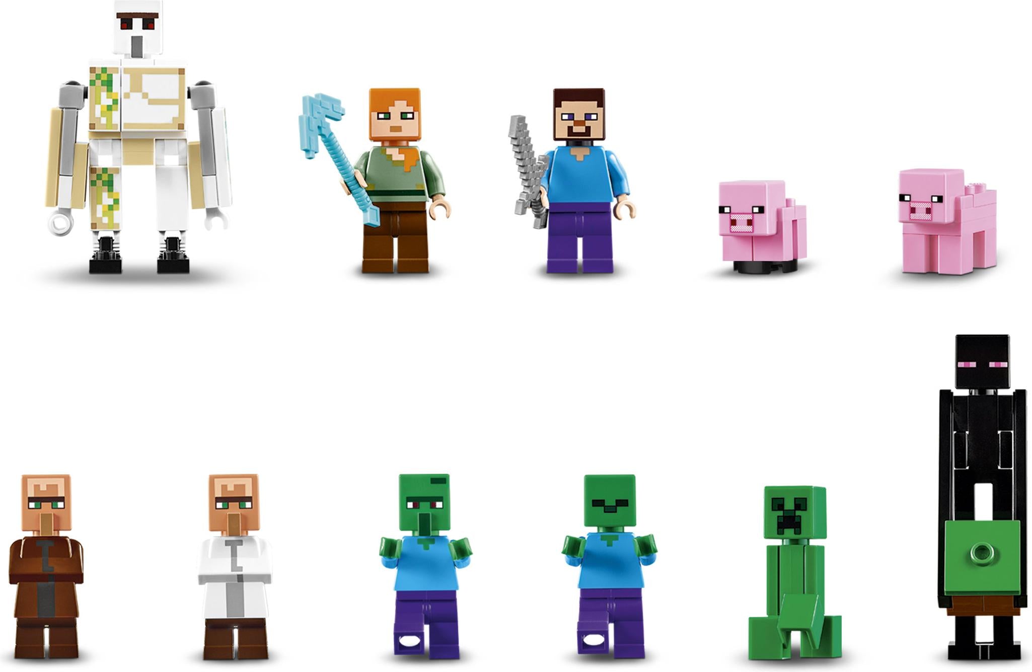 1600pcs Bela 10531 Minecraft The Village - Building Blocks Toys Set