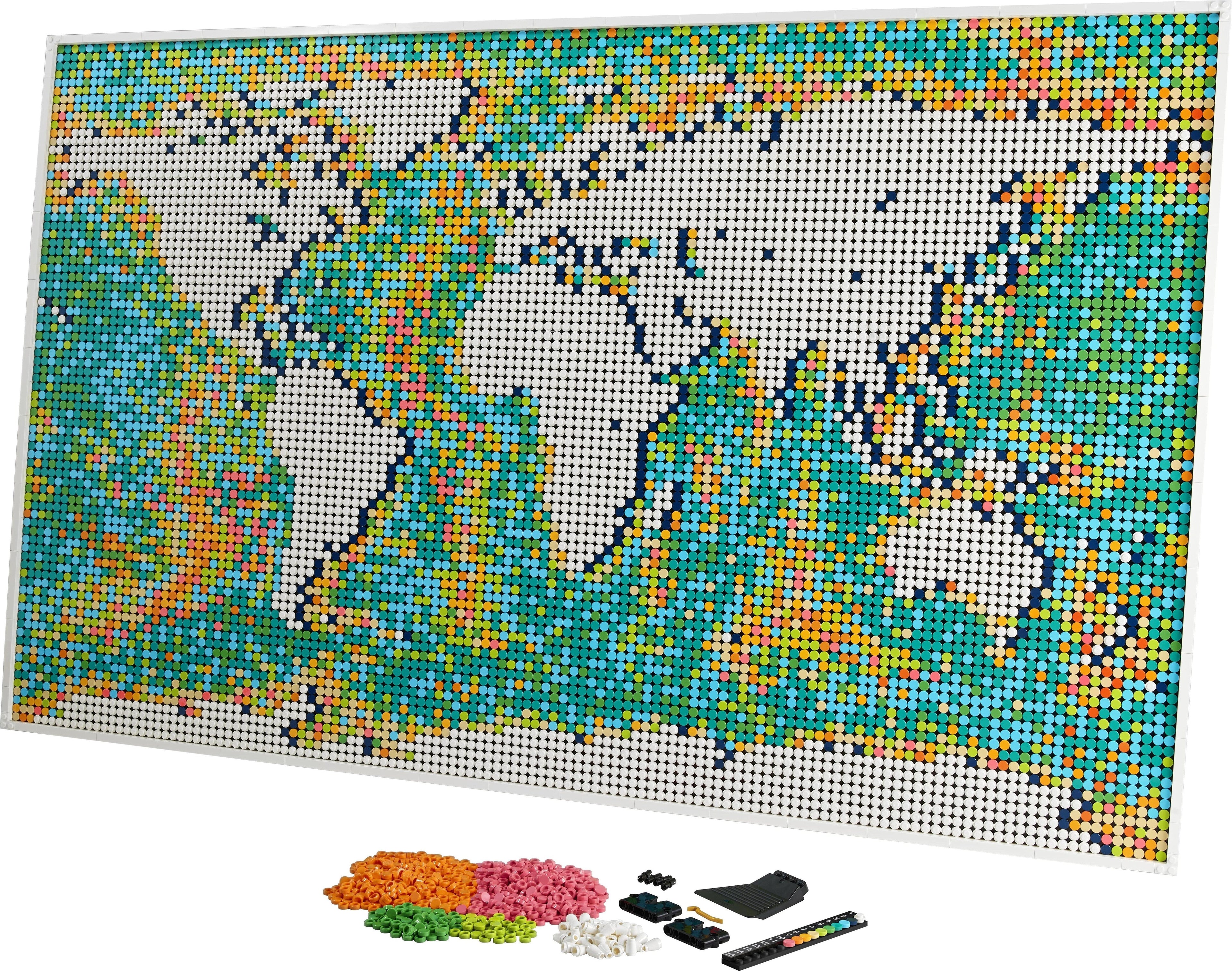 11695PCS 99007 31203 Art World Map US
