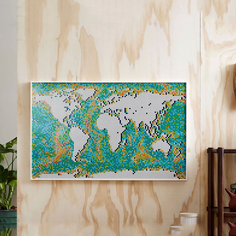 11695PCS 99007 31203 Art World Map CN